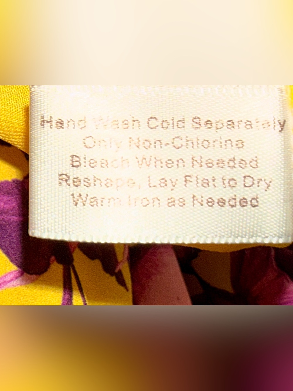 Boston Proper Yellow High Low Maxi Dress w/Pink-Purple Floral Print-M-EC - Picture 15 of 15